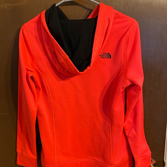 Bright Pink North Face Hoodie - Picture 2 of 2